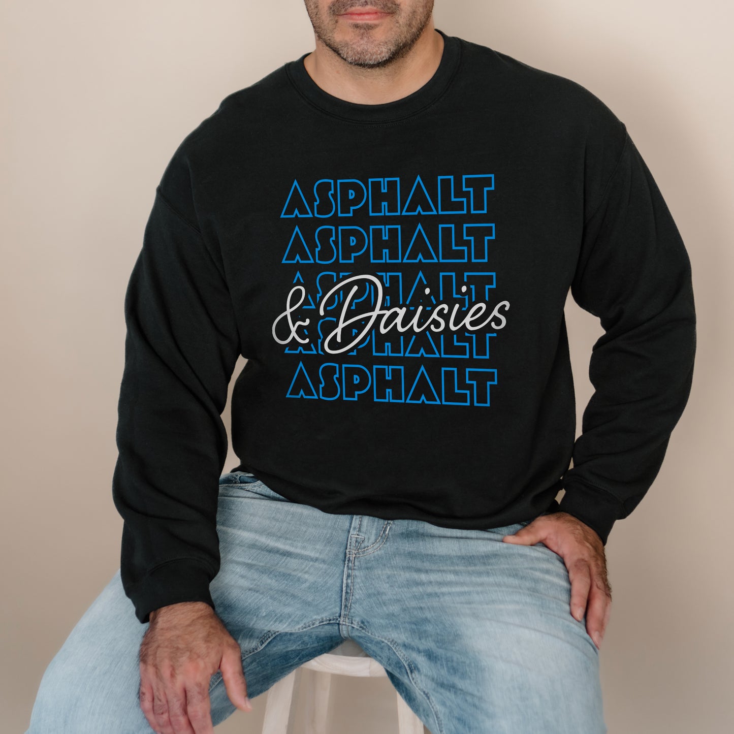 Asphalt & Daisies Repeat Sweatshirt