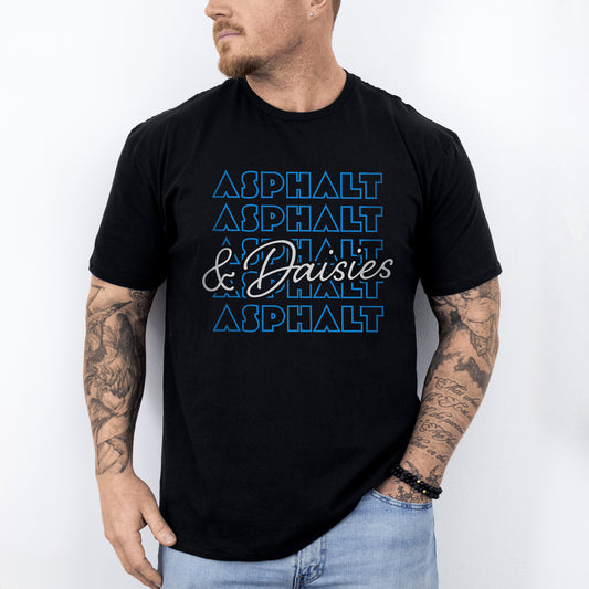 Asphalt & Daisies Blue Repeat T-Shirt