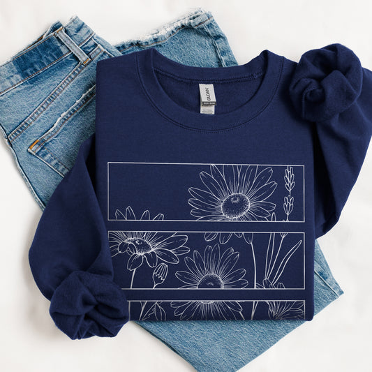 Daisy Outlines Sweatshirt