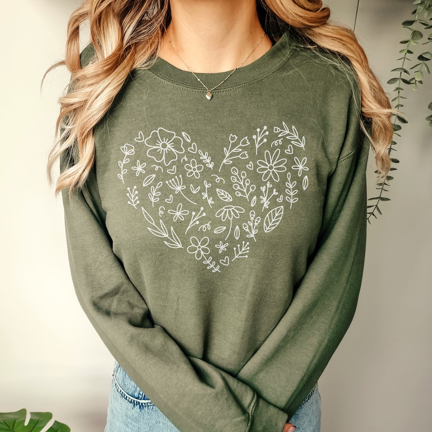 Blooming Heart Sweatshirt