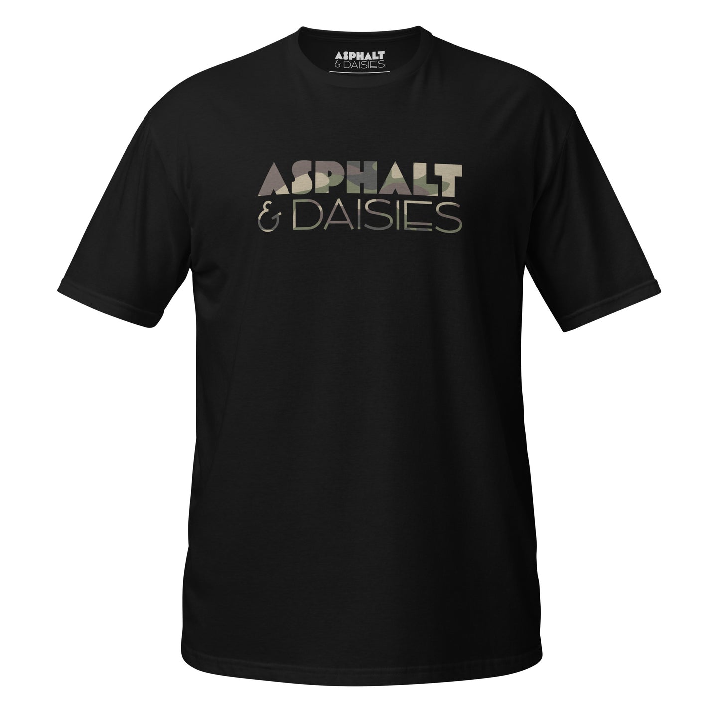Asphalt & Daisies - Camo Logo - T-Shirt