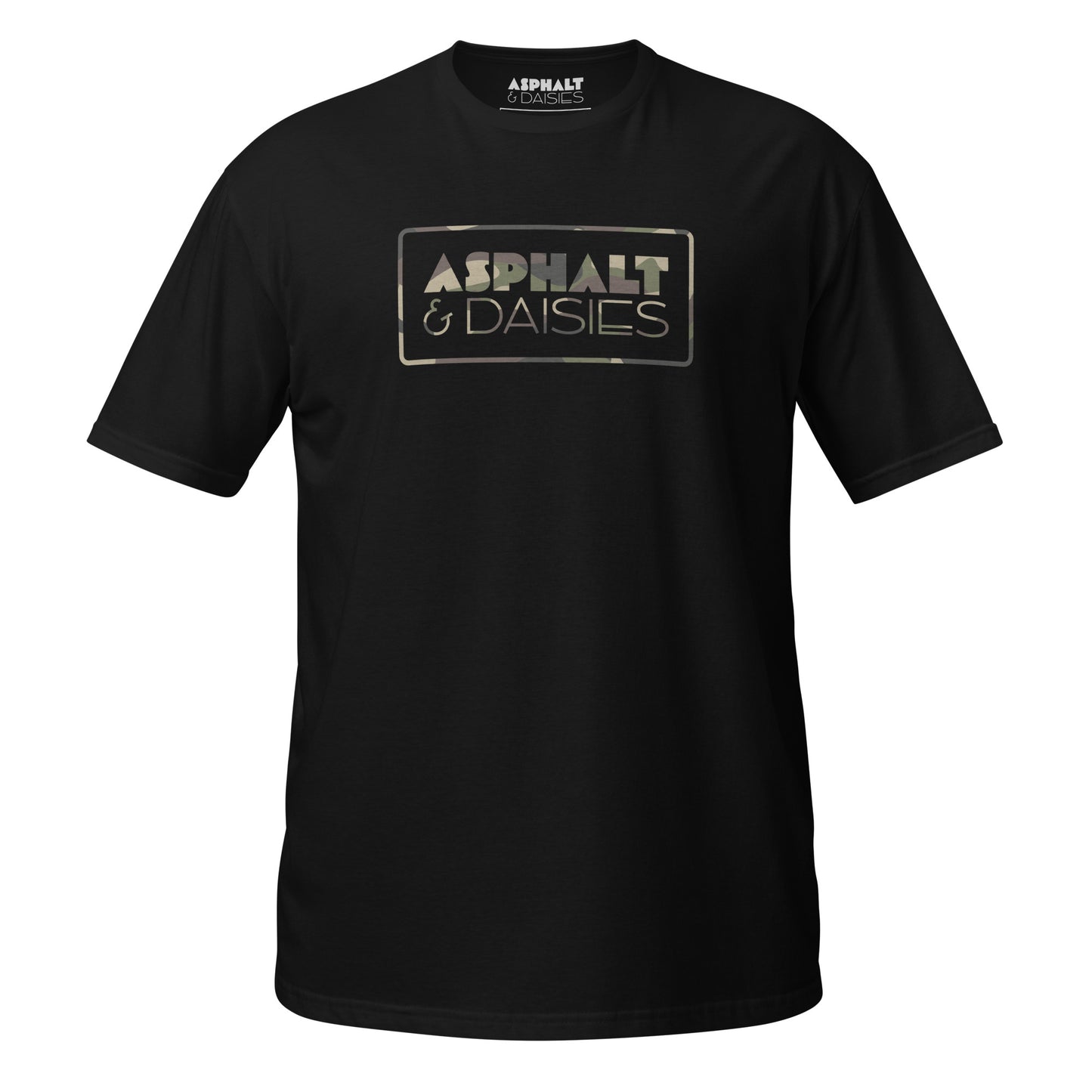 Asphalt & Daisies - Camo Badge - T-Shirt
