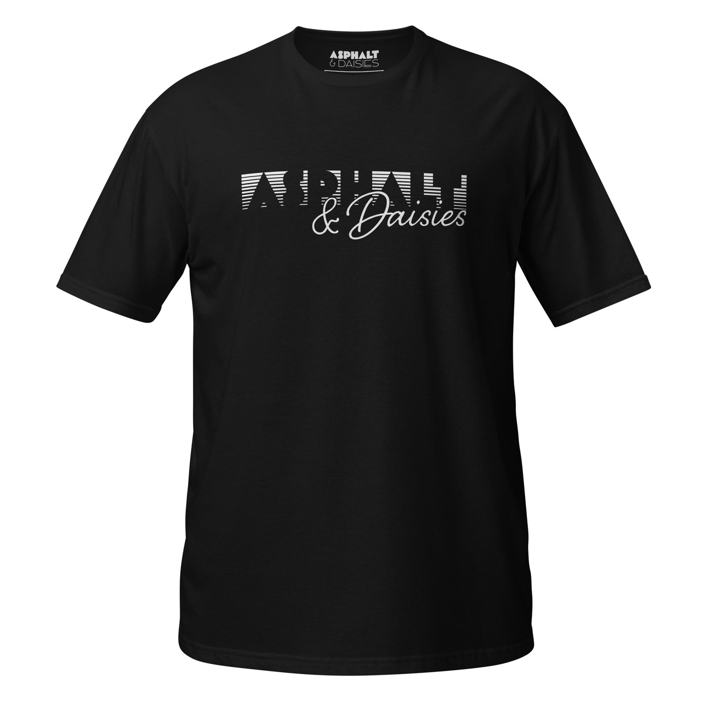 Asphalt & Daisies Striped Logo T-Shirt