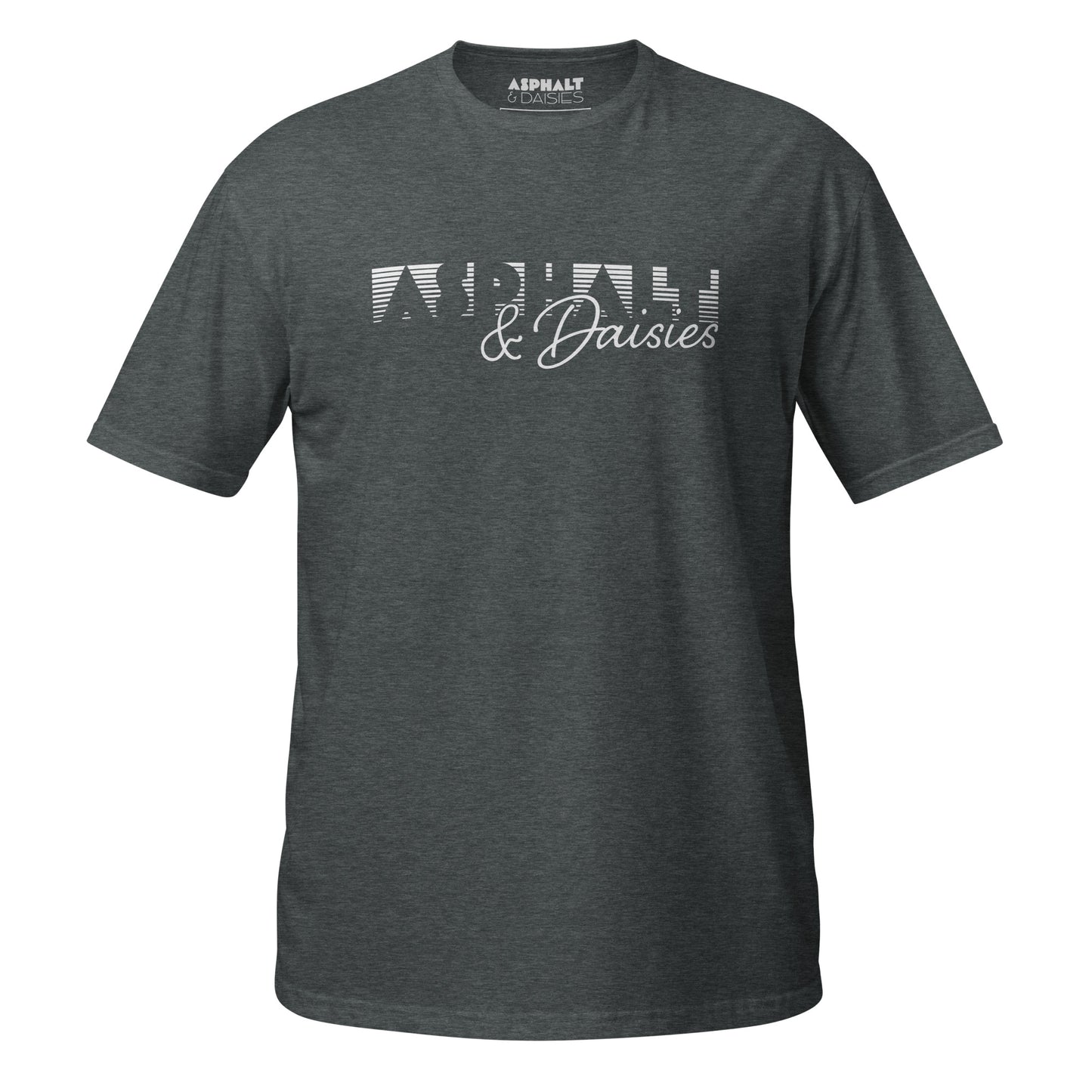 Asphalt & Daisies Striped Logo T-Shirt