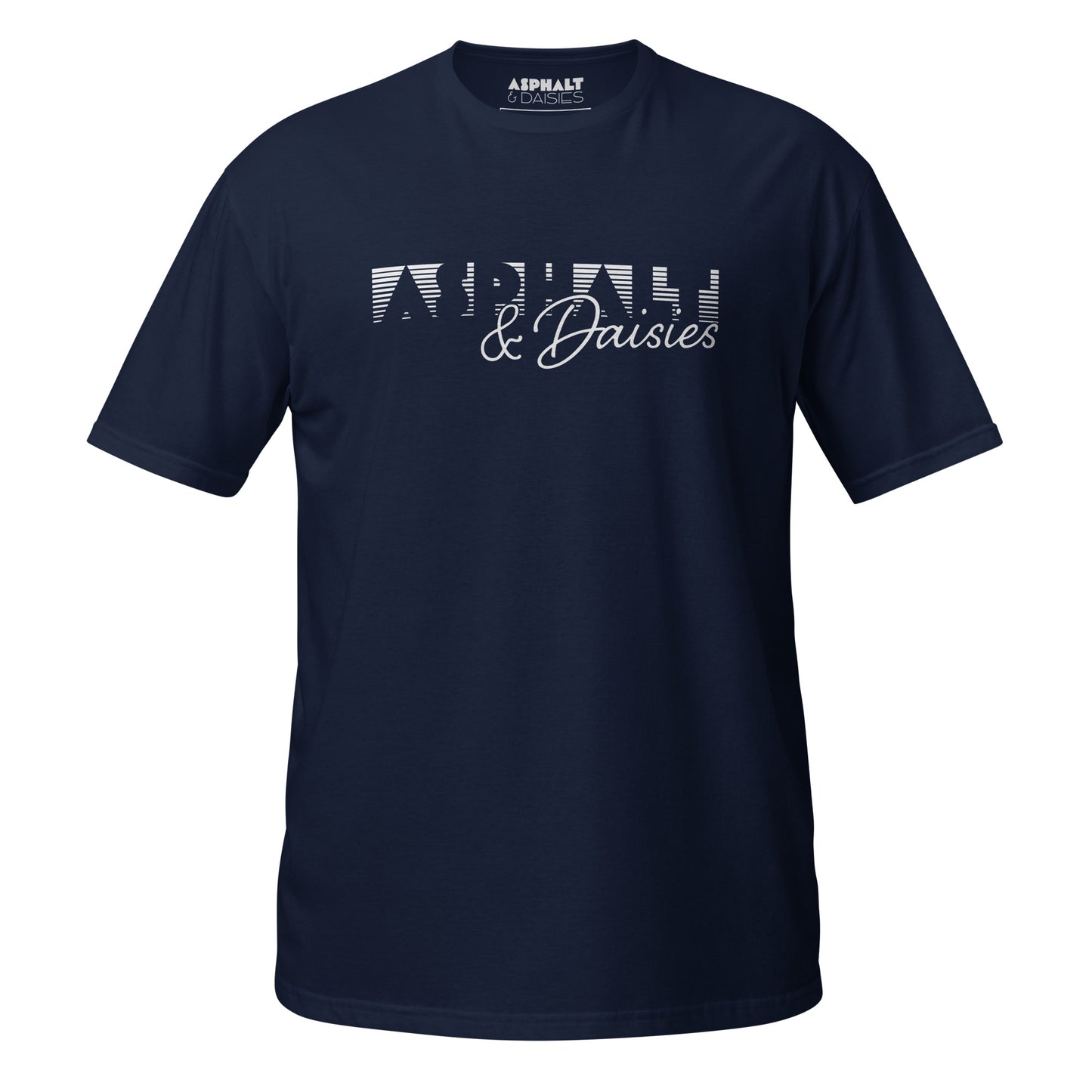 Asphalt & Daisies Striped Logo T-Shirt