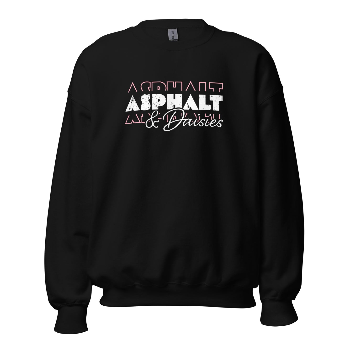 Asphalt & Daisies Distressed Logo Sweatshirt
