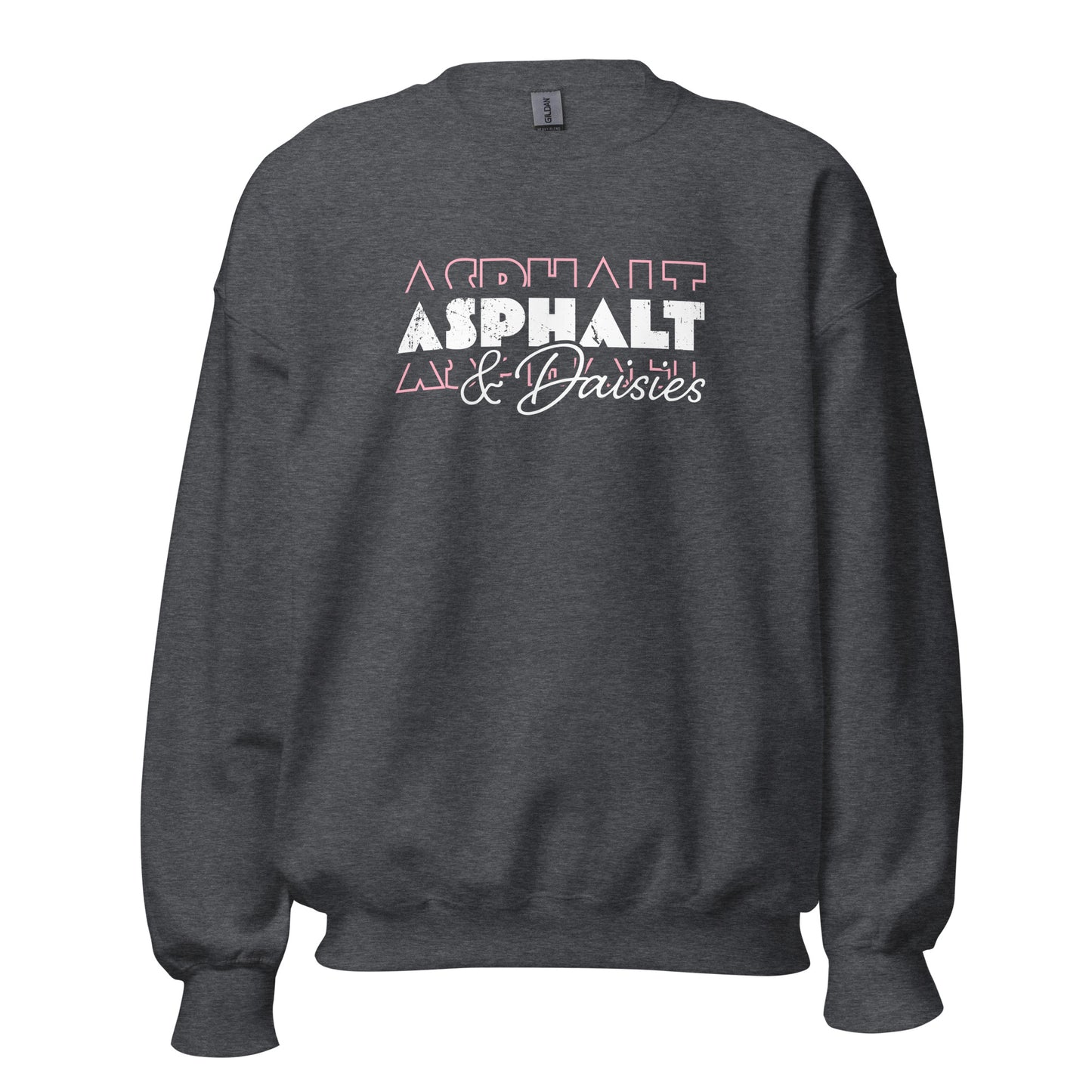 Asphalt & Daisies Distressed Logo Sweatshirt