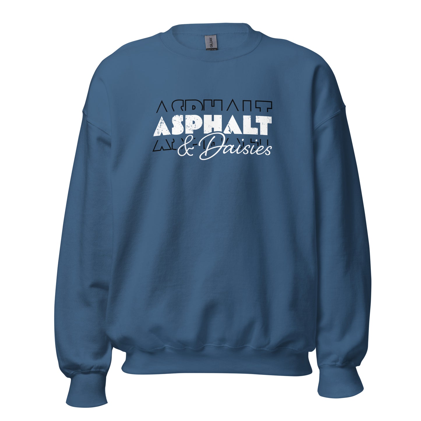 Asphalt & Daisies Distressed Logo Sweatshirt
