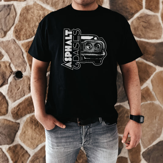 Asphalt & Daisies Car Logo T-Shirt