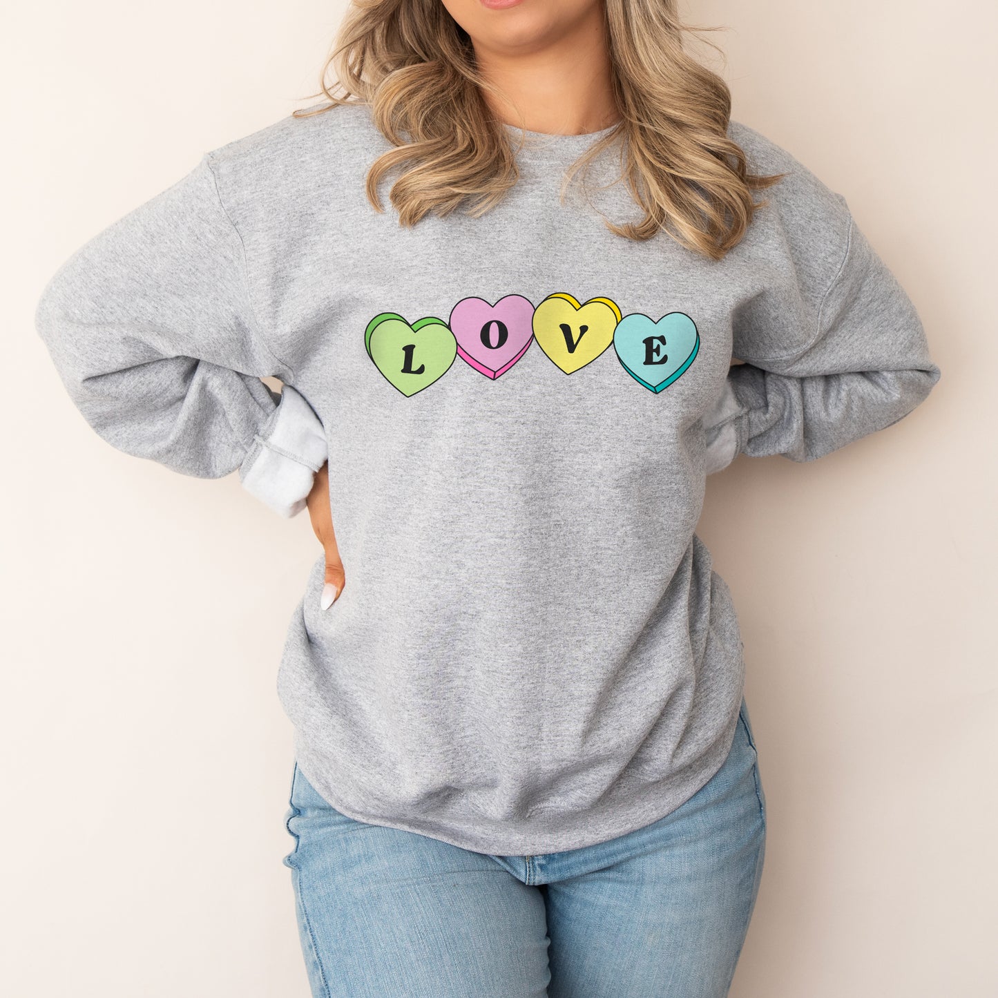 Love Hearts Sweatshirt
