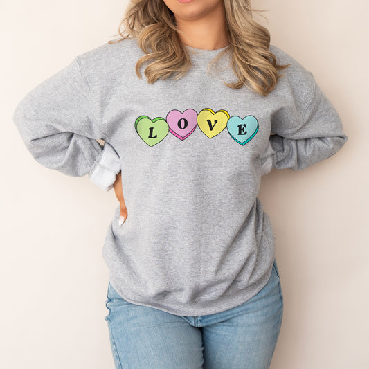 Love Hearts Sweatshirt