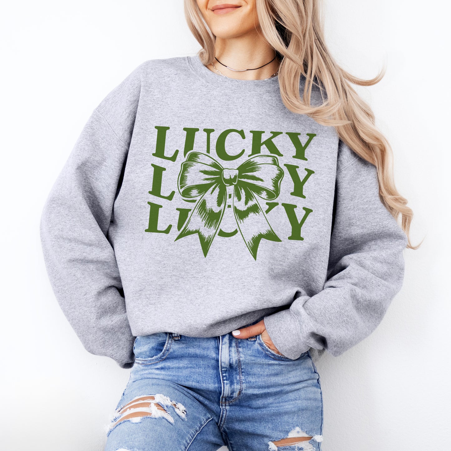 Lucky Bow Sweatshirt