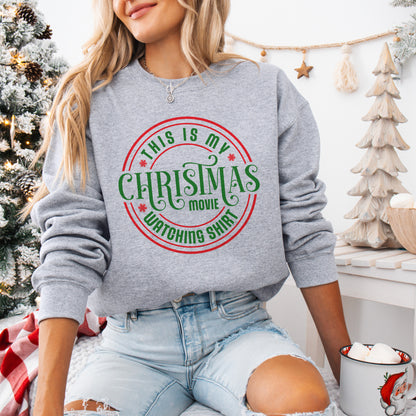 This Is My Christmas Movie Watching Shirt Sweatshirt