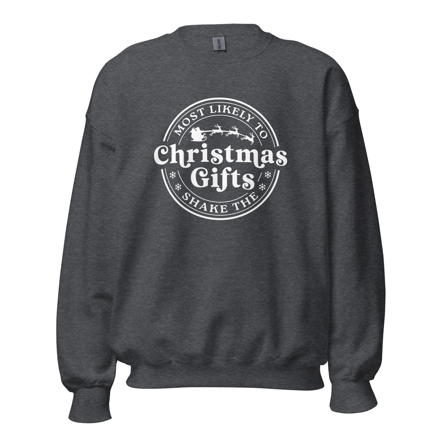 Most Likely To Shake The Christmas Gifts Sweatshirt