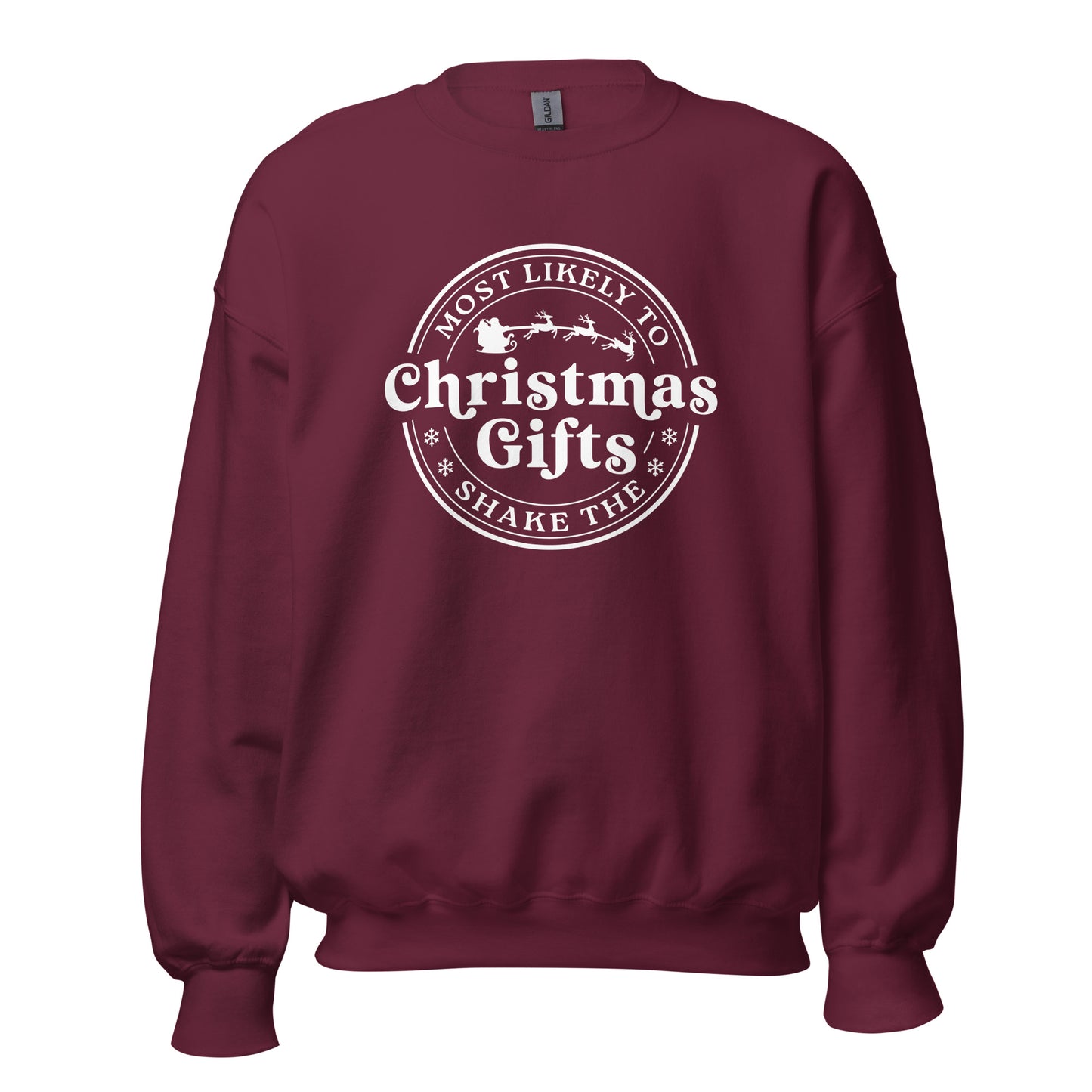 Most Likely To Shake The Christmas Gifts Sweatshirt