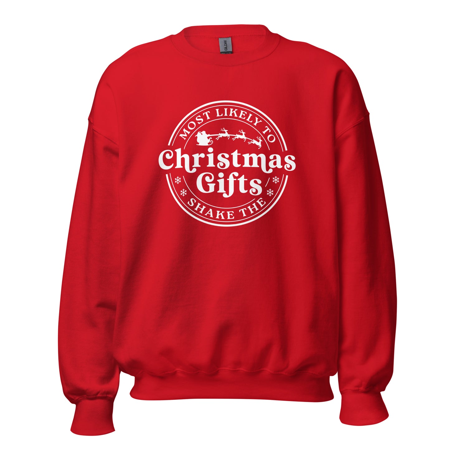 Most Likely To Shake The Christmas Gifts Sweatshirt